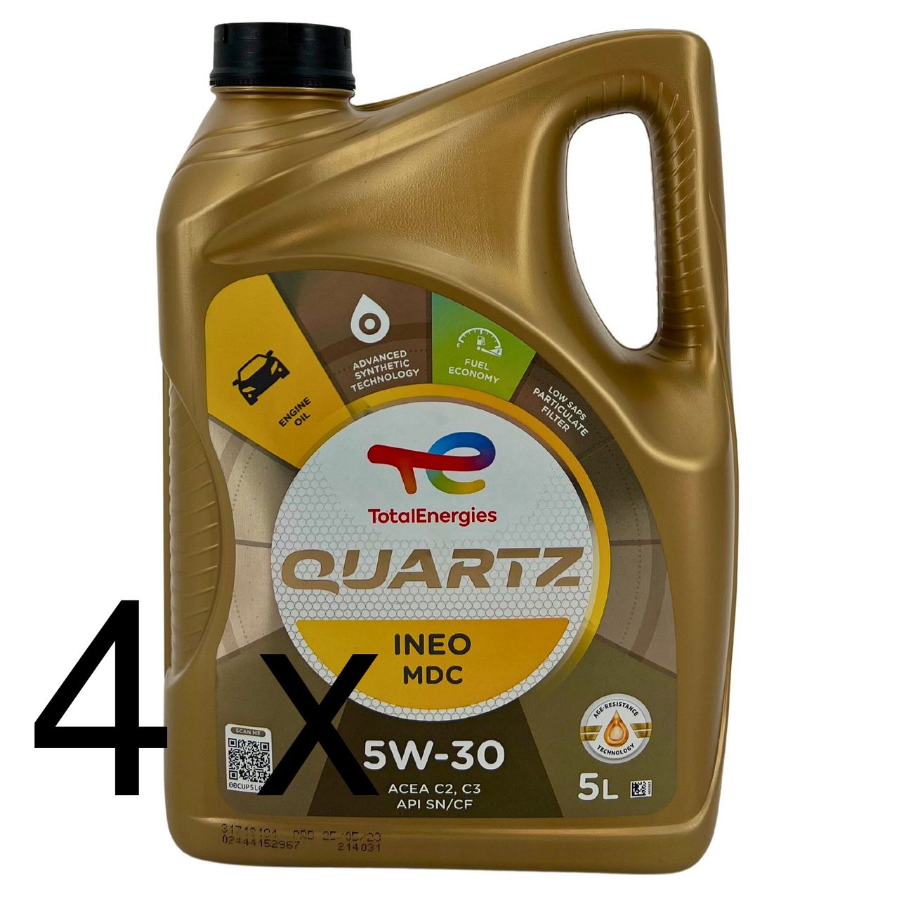 Total Quartz Ineo MDC 5W-30 4x5 Liter