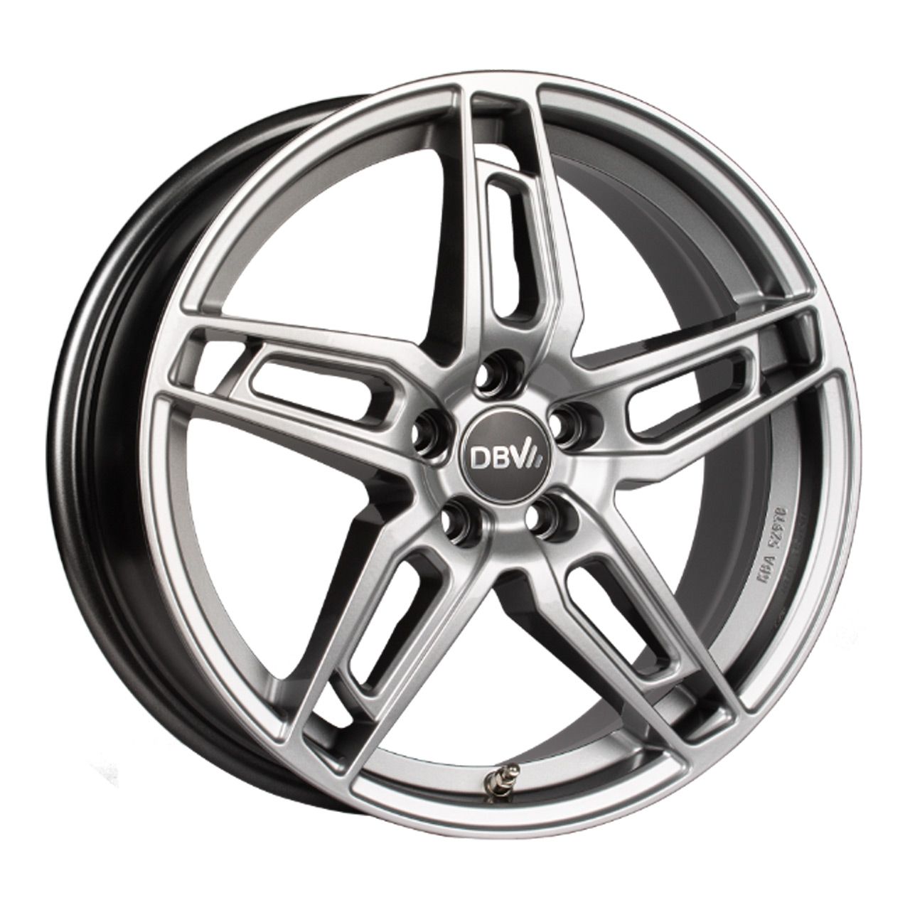 DBV 5DS 005 shadow silber 8.0Jx18 5x112 ET40