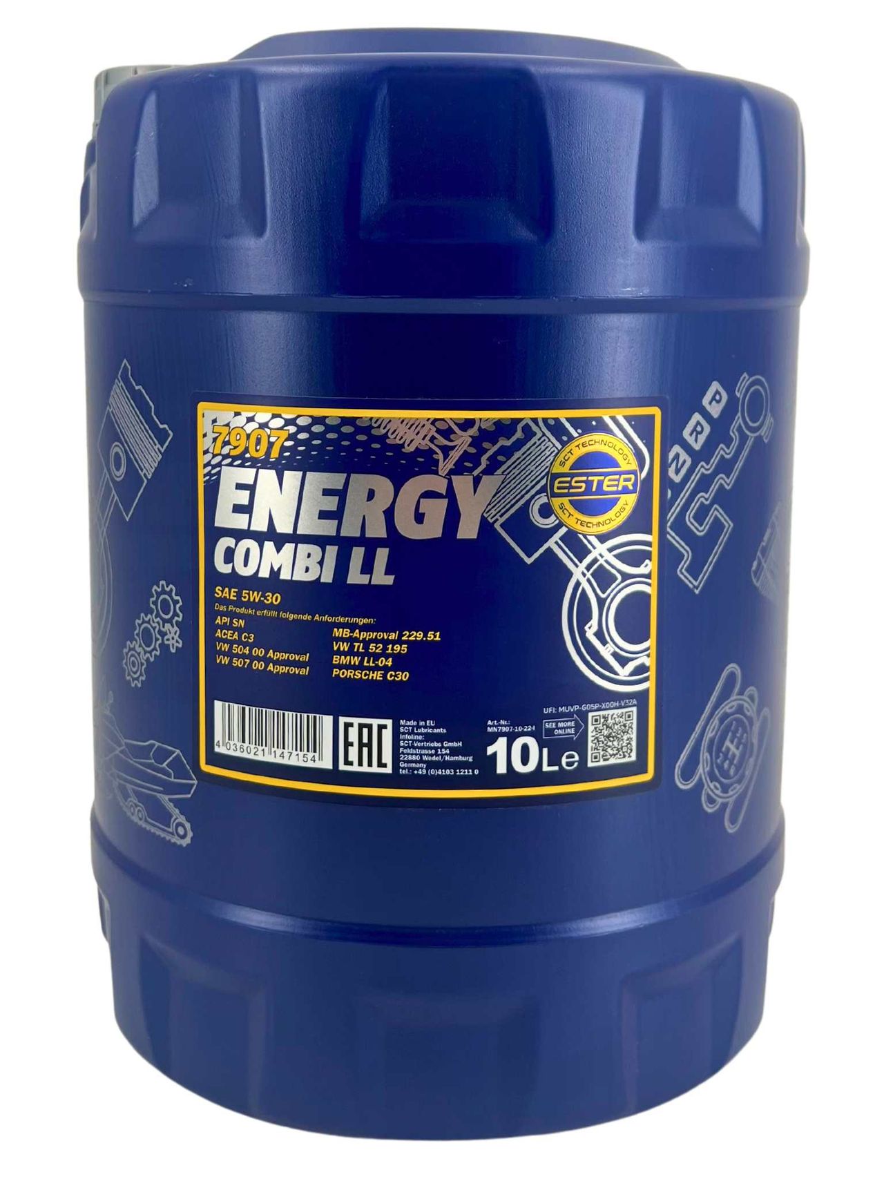 Mannol Energy Combi LL 5W-30 10 Liter Mannol Energy Combi LL 5W-30 10 Liter