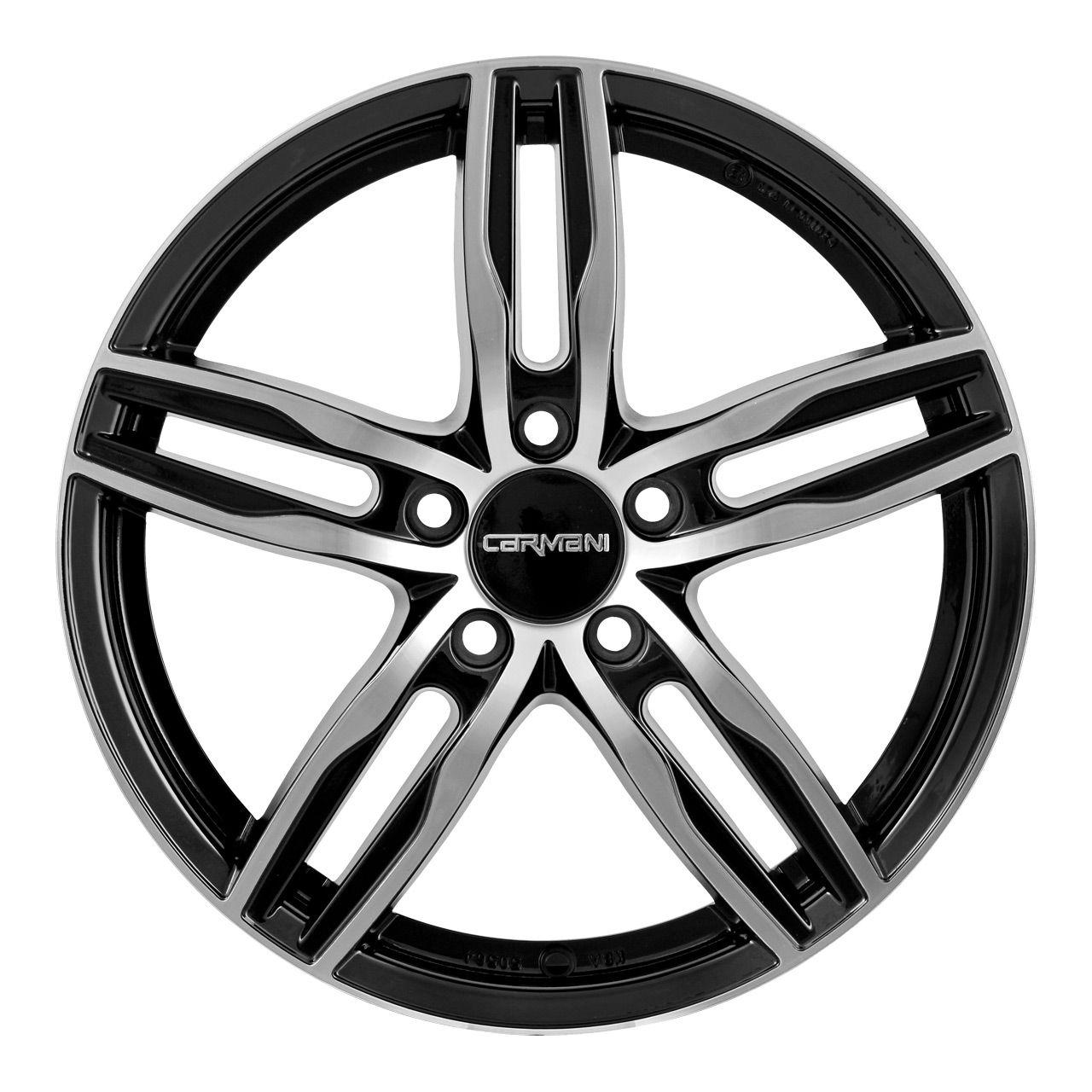 CARMANI CA 14 PAUL black polish 7.5Jx17 5x108 ET55
