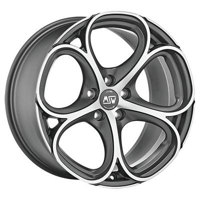 MSW (OZ) MSW 82 matt gun metal full polished 8.0Jx18 5x110 ET40