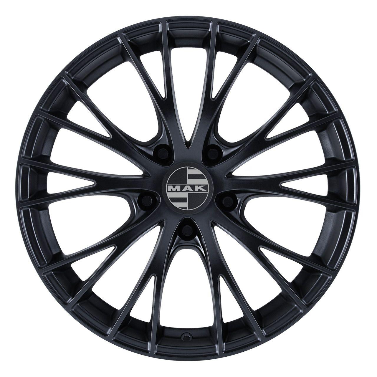 MAK RENNEN matt black 9.5Jx19 5x130 ET64