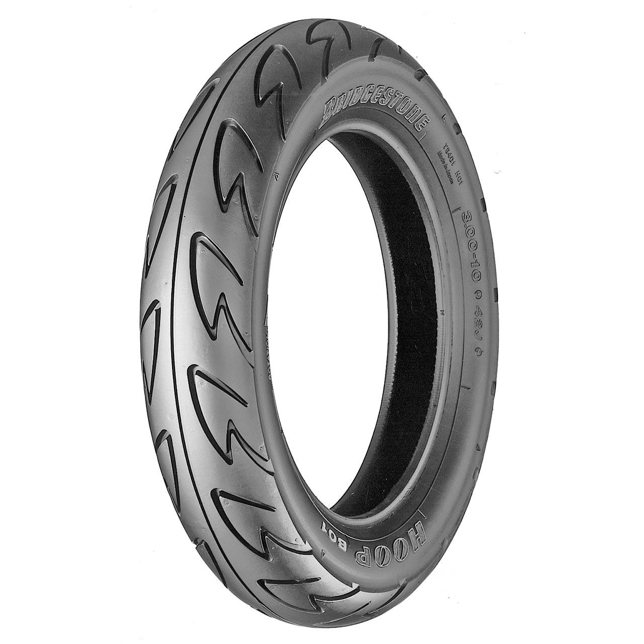 BRIDGESTONE HOOP B01 100/90 - 10 M/C XL TL 61J FRONT/REAR