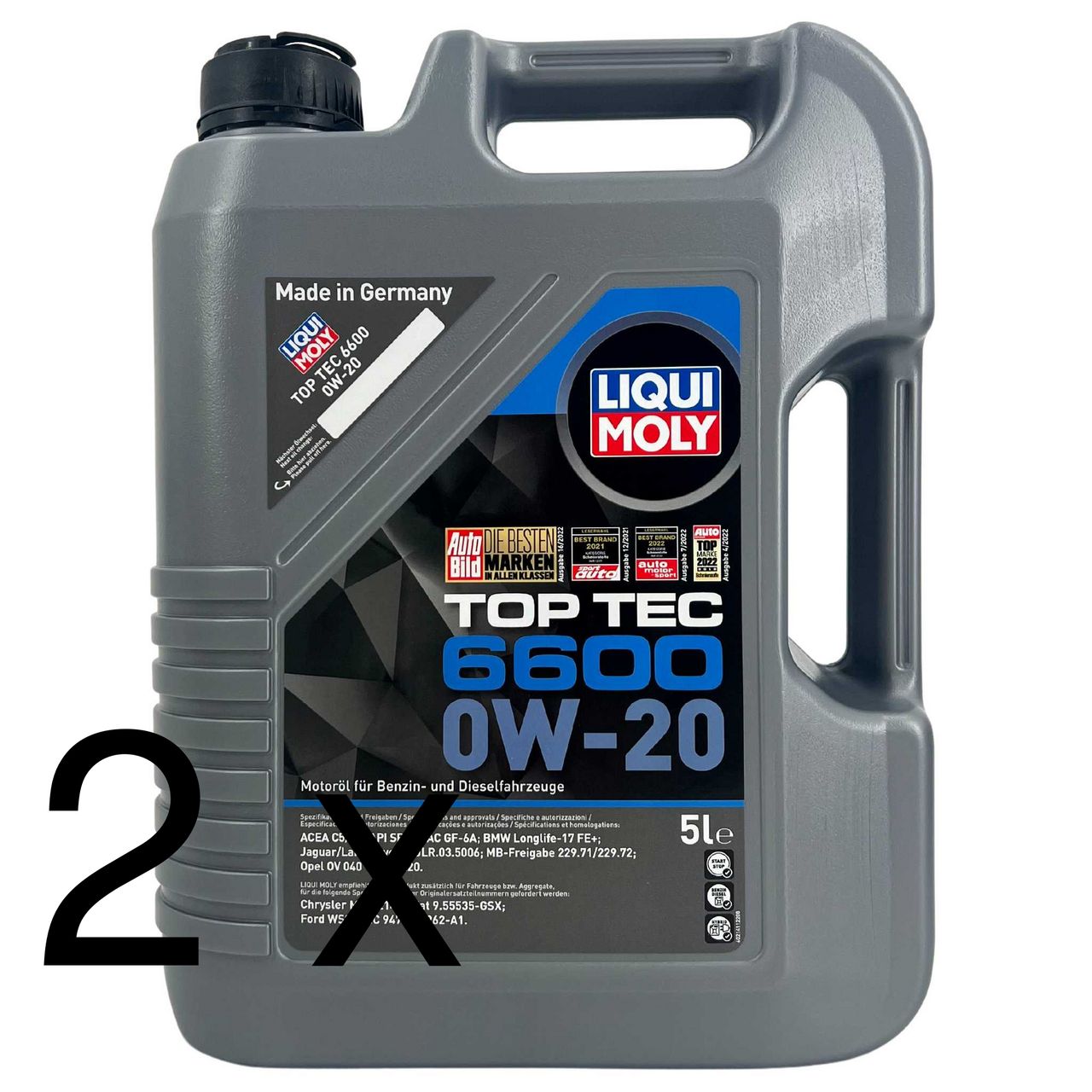 Liqui Moly Top Tec 6600 0W-20 2x5 Liter