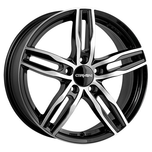 CARMANI CA 14 PAUL schwarz poliert 6.5Jx16 5x114.3 ET38