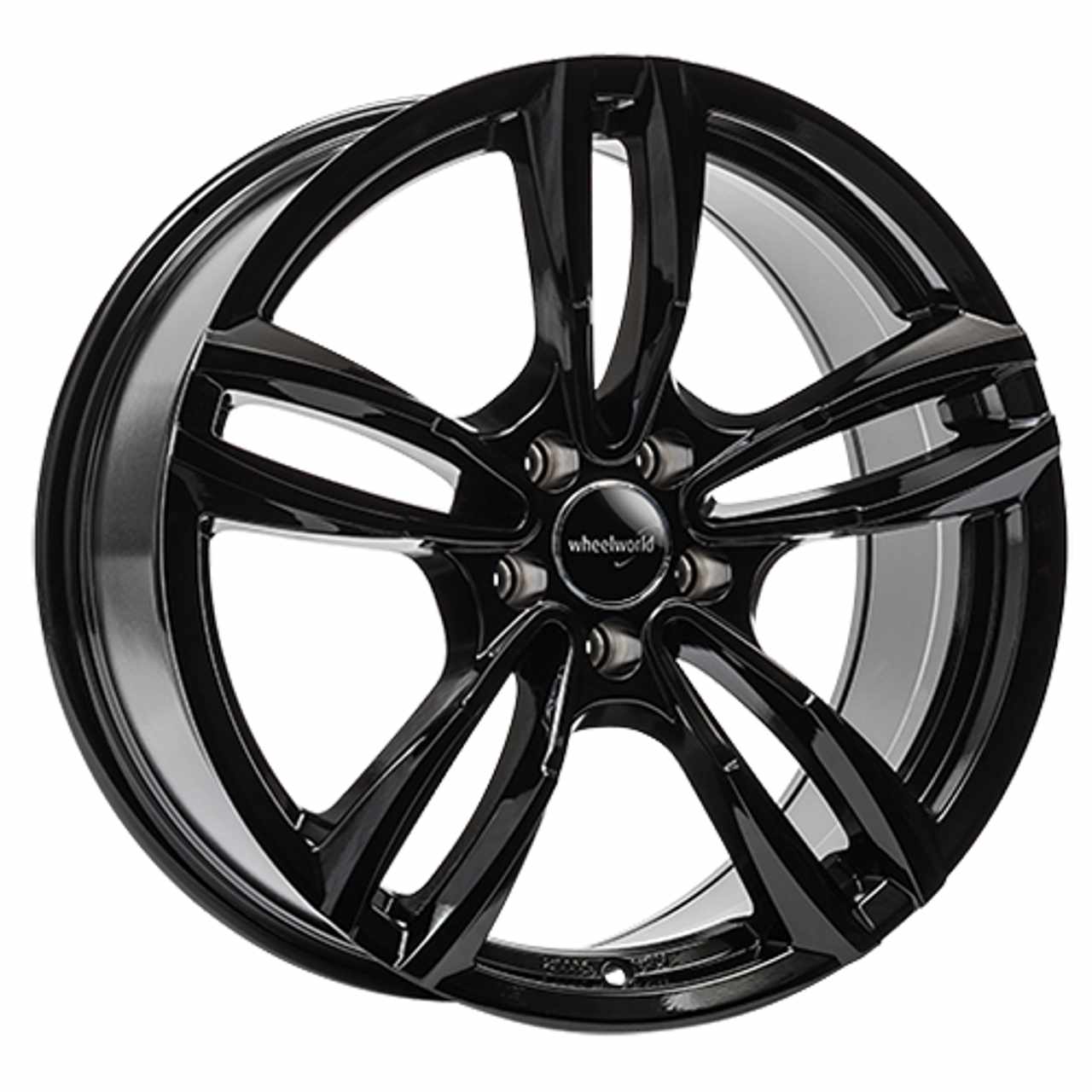 WHEELWORLD-2DRV WH29 schwarz glänzend lackiert 7.5Jx17 5x112 ET35