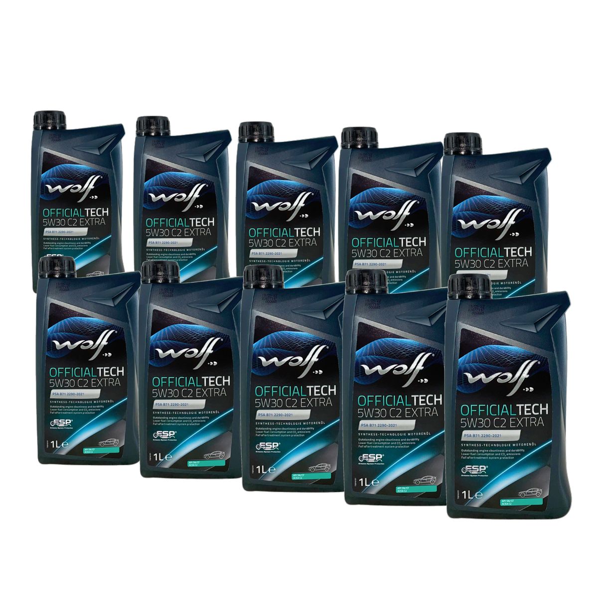 Wolf OfficialTech 5W-30 C2 Extra 10x1 Liter