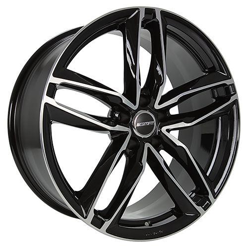 GMP ATOM schwarz diamantgeschliffen 7.5Jx17 5x112 ET28