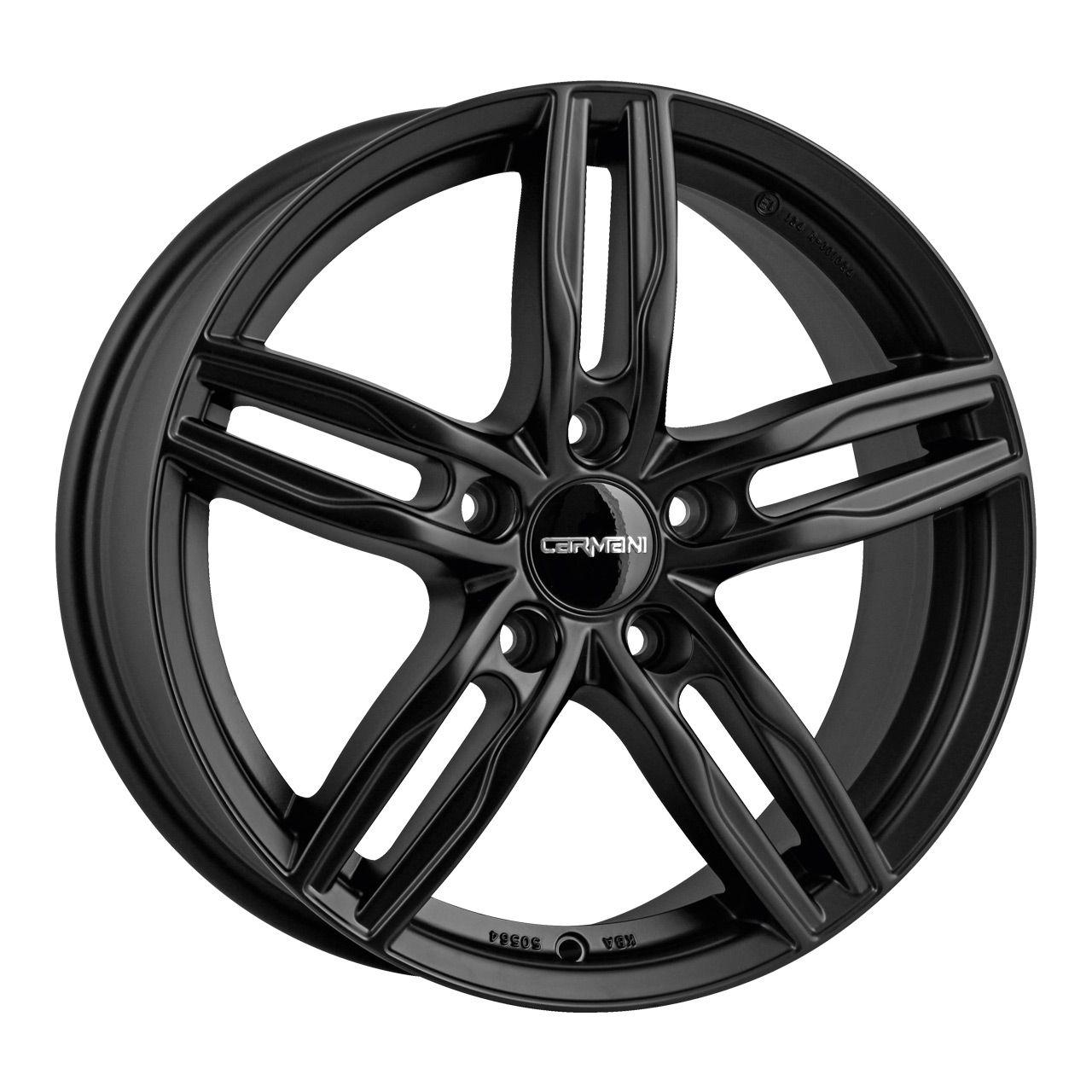 CARMANI CA 14 PAUL black matt 6.5Jx16 5x100 ET38
