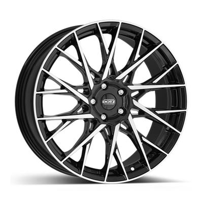 DOTZ FUJI DARK black/polished 7.5Jx18 5x112 ET51