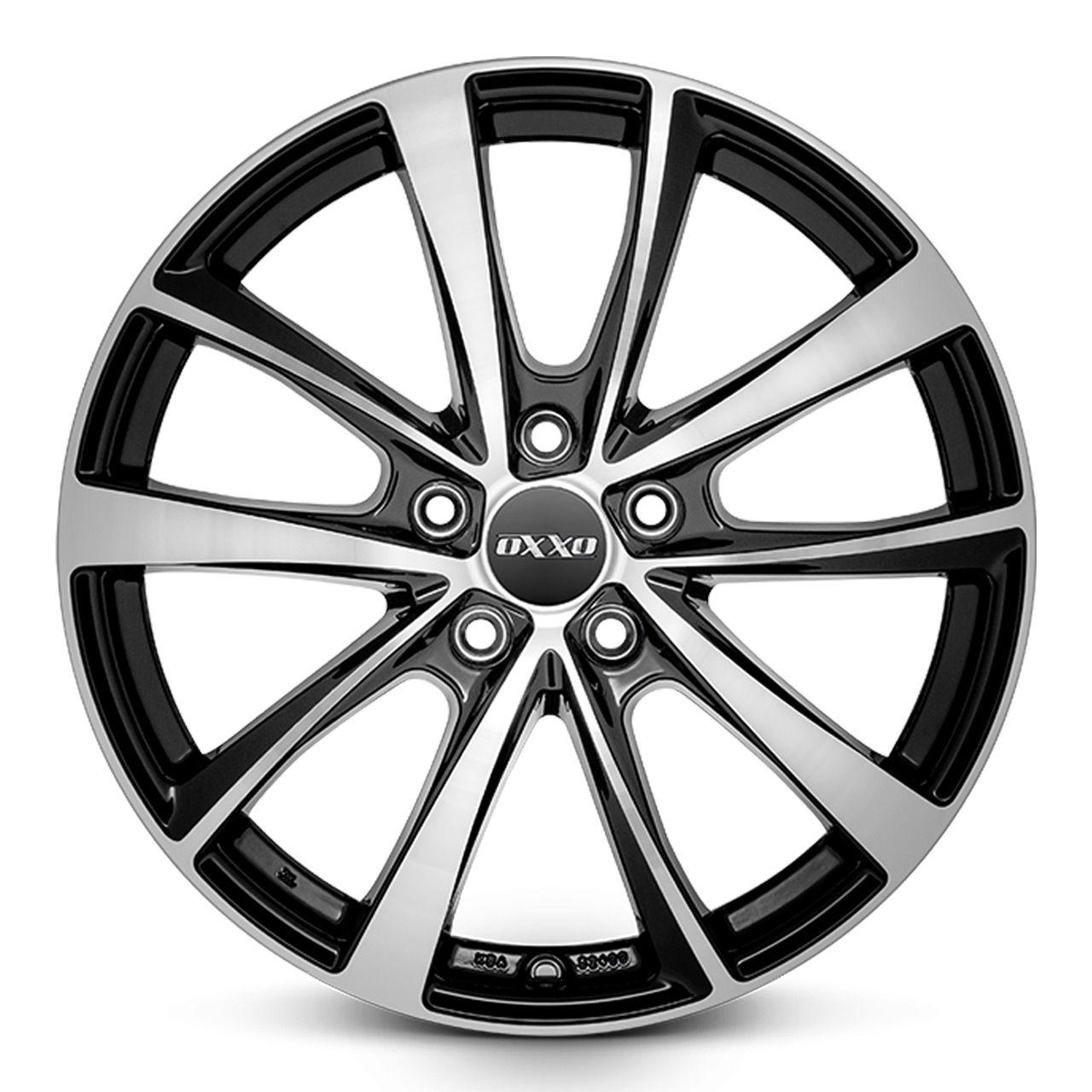 OXXO WHEELS VIDORRA BLACK-5 schwarz poliert 7.5Jx19 5x108 ET46