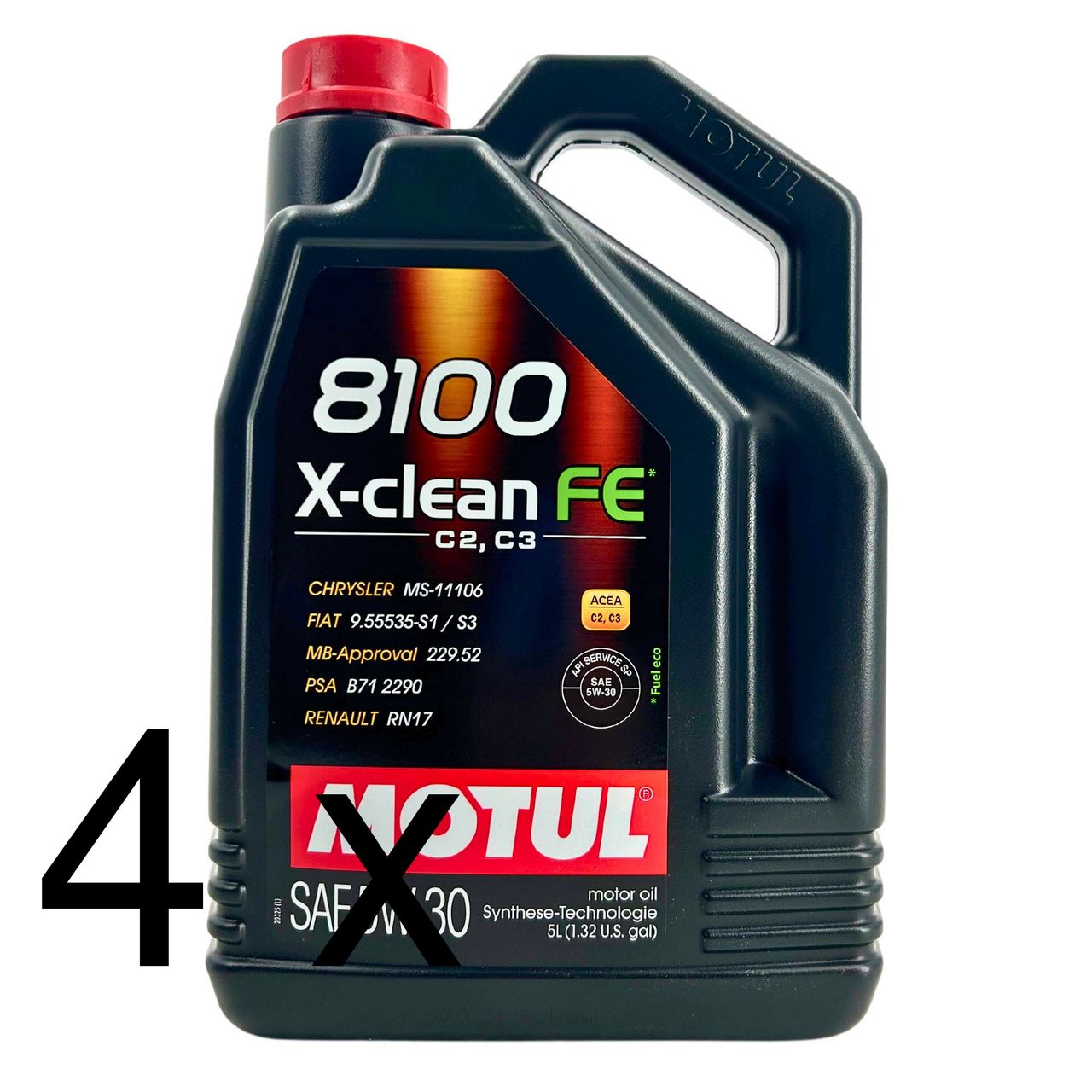 Motul 8100 X-Clean FE 5W-30 4x5 Liter