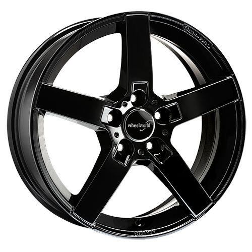 WHEELWORLD-2DRV WH31 black glossy painted 8.0Jx18 5x120 ET30