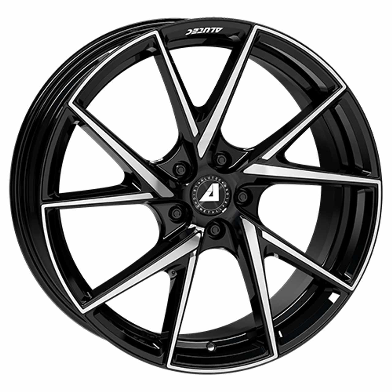 ALUTEC ADX.01 5-LOCH diamantschwarz frontpoliert 8.5Jx18 5x112 ET30
