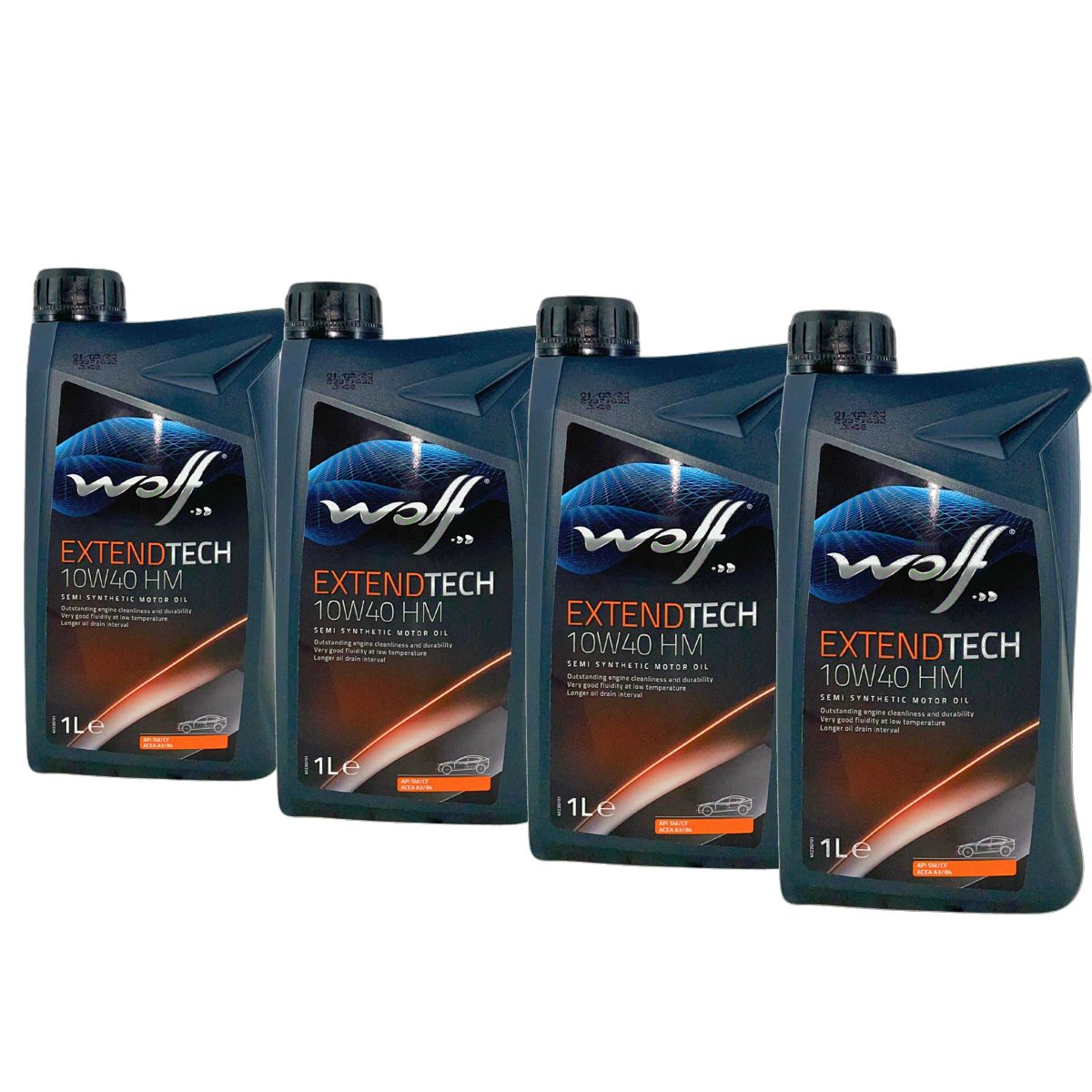 Wolf ExtendTech 10W-40 HM 4x1 Liter