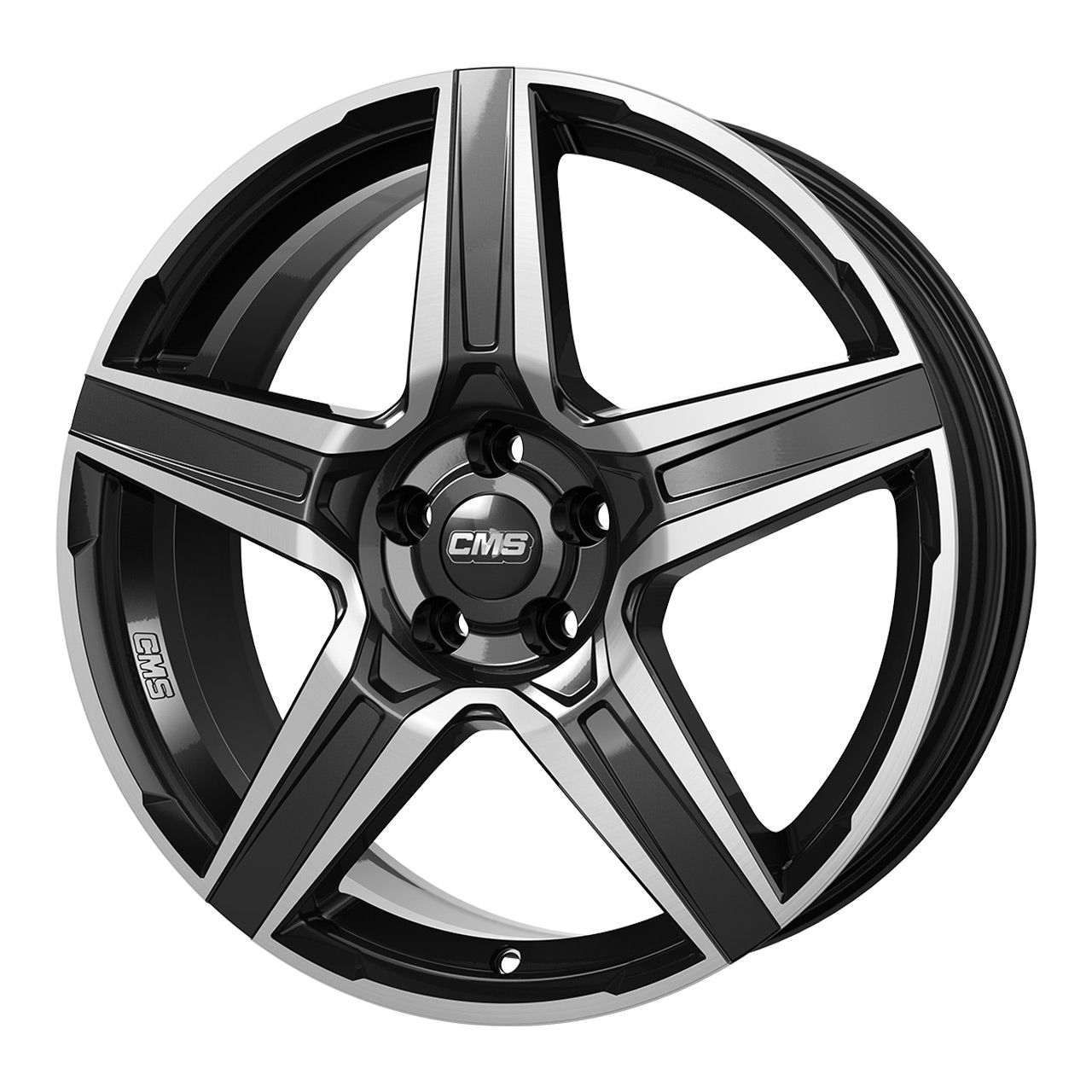 CMS C34-DB diamond black gloss 7.5Jx18 5x114.3 ET45