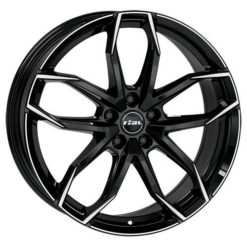 RIAL LUCCA 5-LOCH diamantschwarz frontpoliert 8.0Jx20 5x114.3 ET36