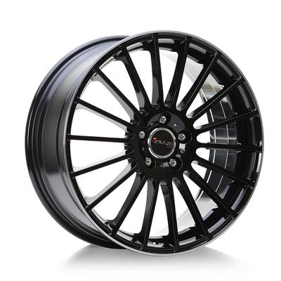 AVUS RACING AC-M03 black polished lip 8.0Jx18 5x114 ET40