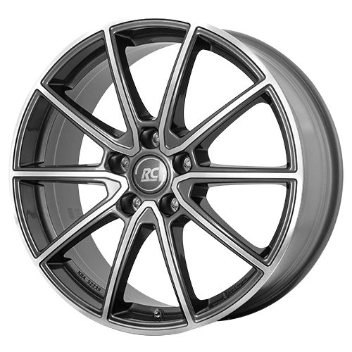 RC-DESIGN RC32 himalaya grey vollpoliert 6.5Jx16 5x112 ET48