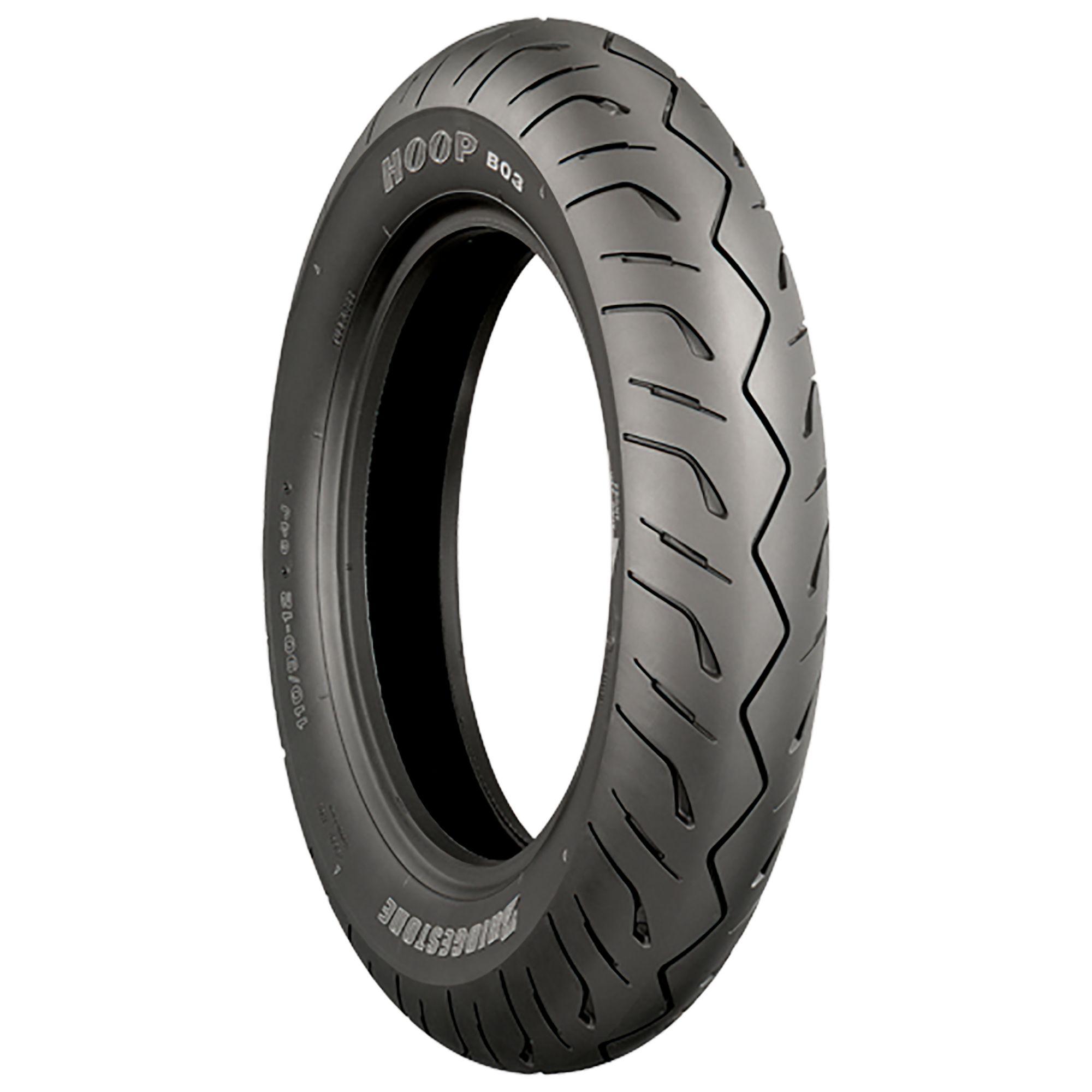 BRIDGESTONE 120/80 - 14 M/C TL 58S HOOP B03