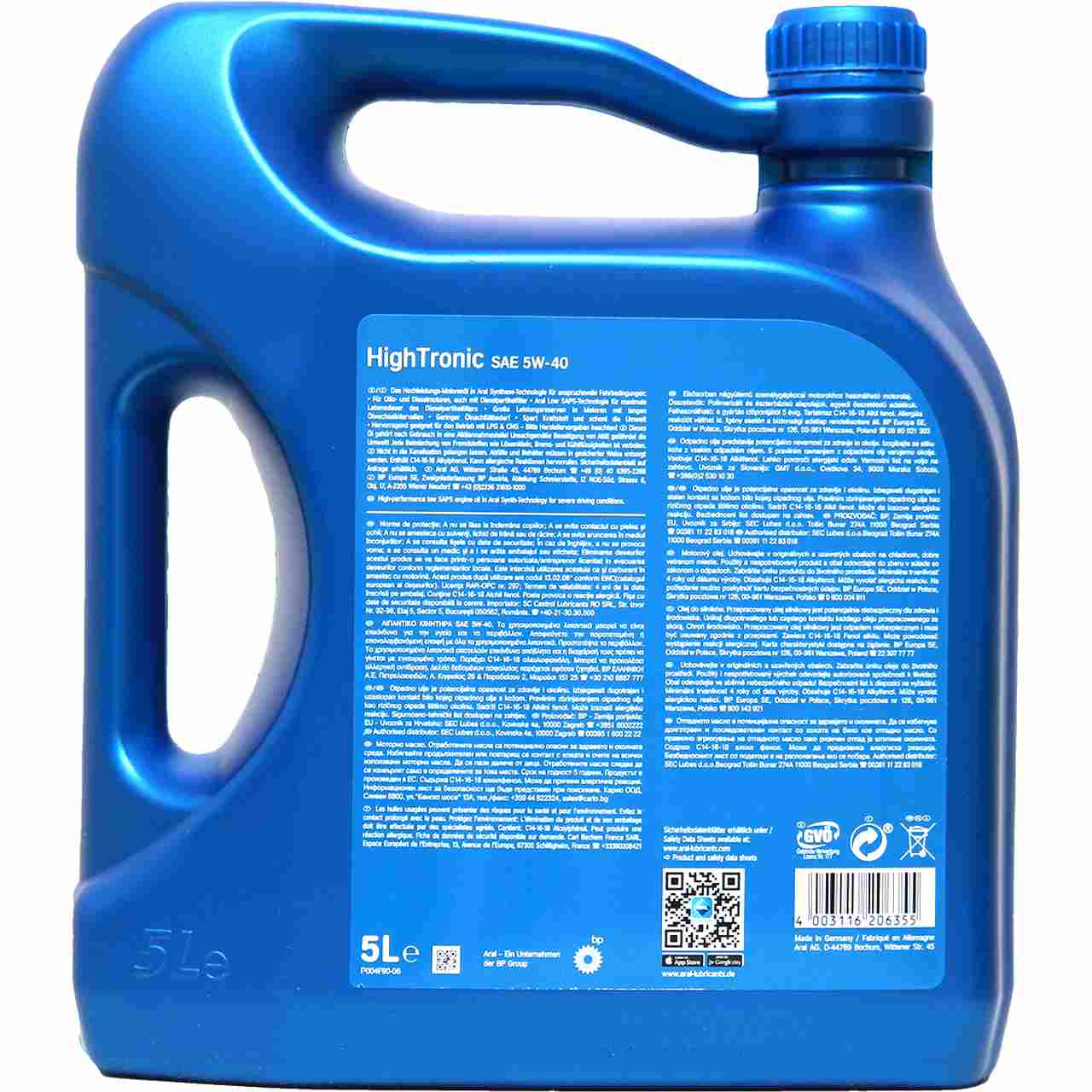 Aral HighTronic 5W-40 5 Liter