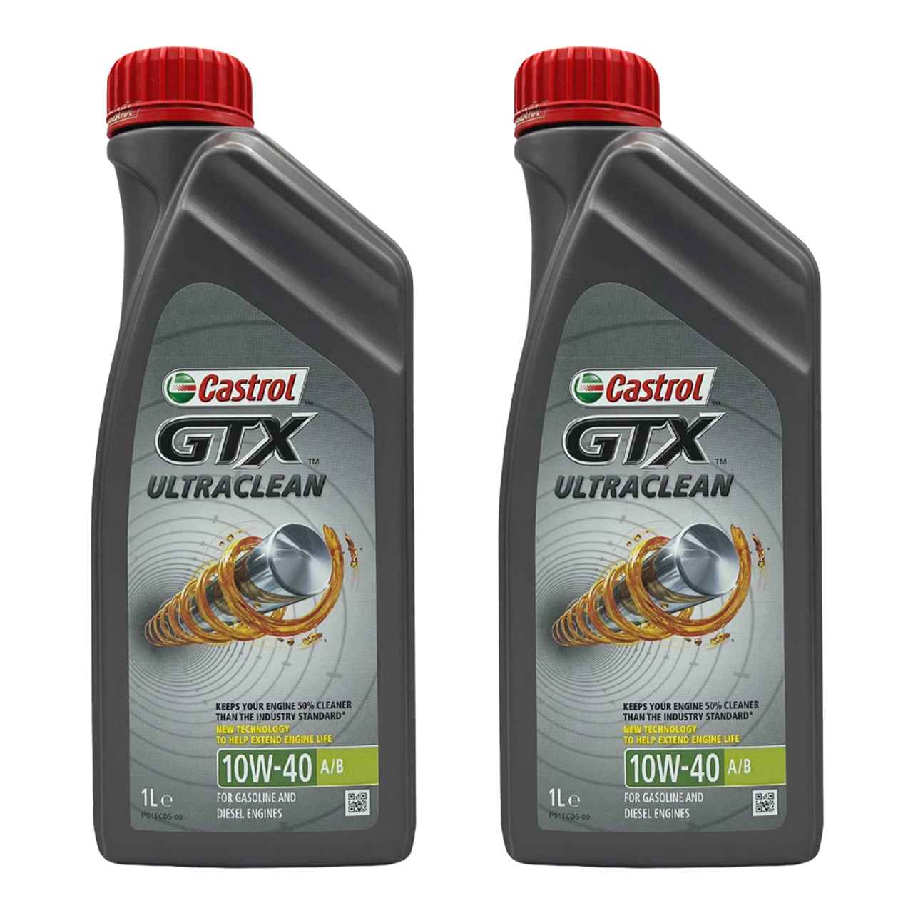 Castrol GTX Ultraclean 10W-40 A/B 2x1 Liter