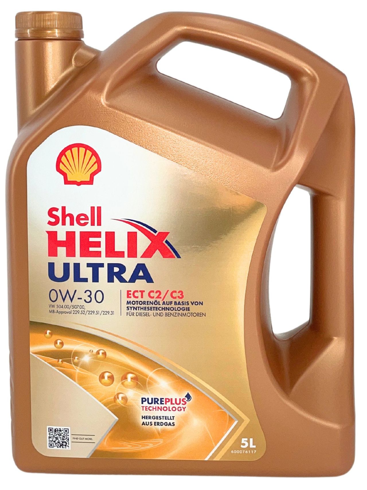 Shell Helix Ultra ECT C2 C3 0W-30 5 Liter Shell Helix Ultra ECT C2 C3 0W-30 5 Liter