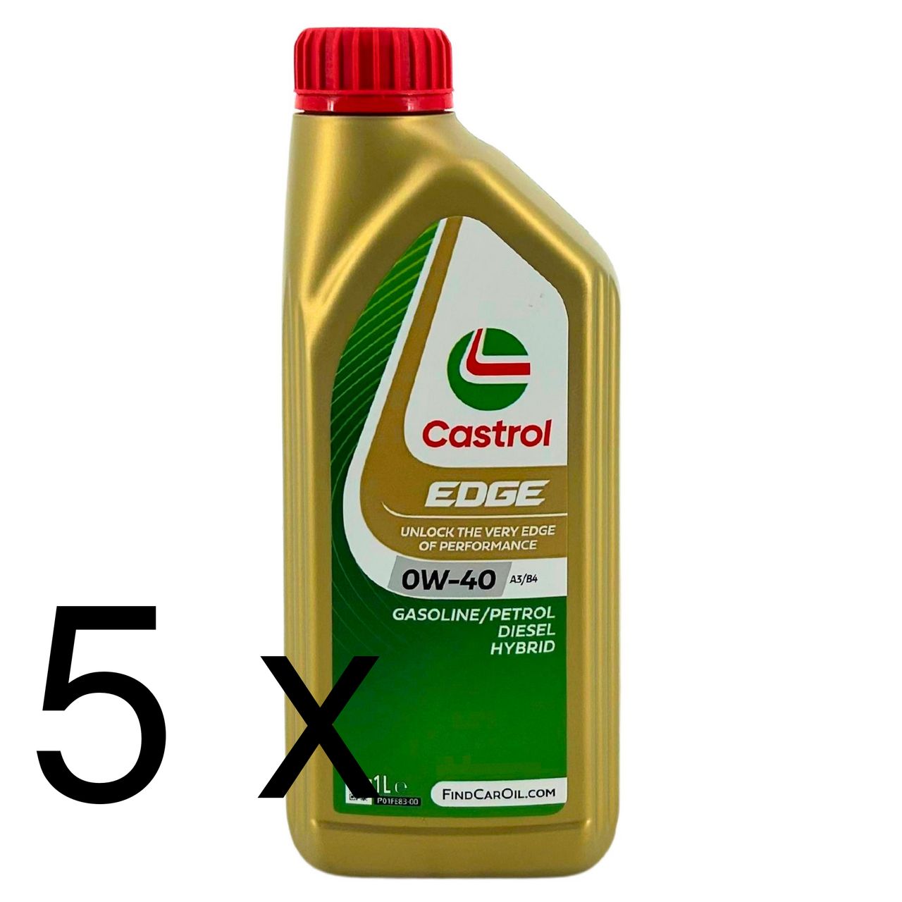 Castrol Edge 0W-40 A3/B4 5x1 Liter Castrol Edge 0W-40 A3/B4 5x1 Liter
