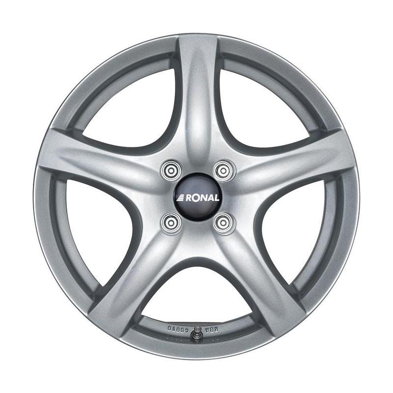 RONAL RONAL R42 kristallsilber 7.0Jx17 4x100 ET35