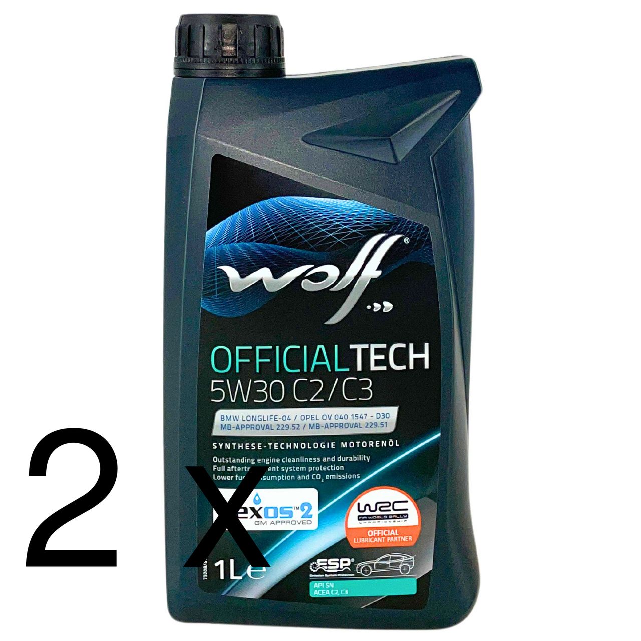 Wolf OfficialTech 5W-30 C2/C3 2x1 Liter