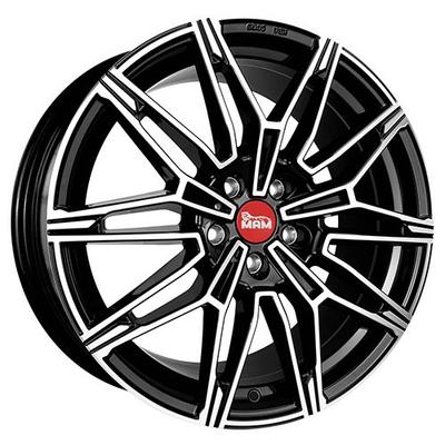 MAM WHEELS MAM B3 black front polished 8.5Jx19 5x120 ET35