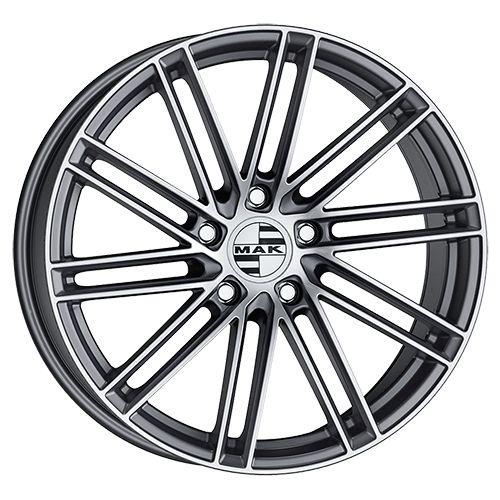 MAK LEIPZIG gun metal mirror face 9.5Jx22 5x130 ET55