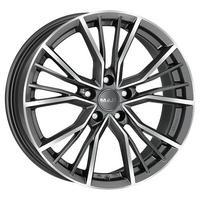 MAK UNION gun metal mirror face 7.0Jx17 5x100 ET48