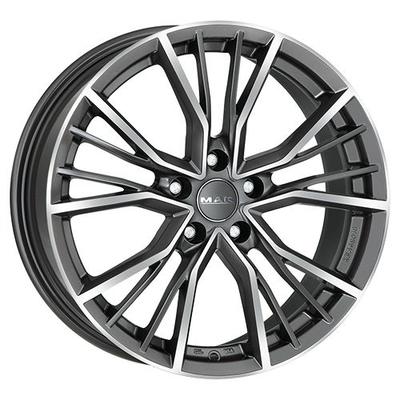 MAK UNION gun metal mirror face 7.0Jx17 5x100 ET48