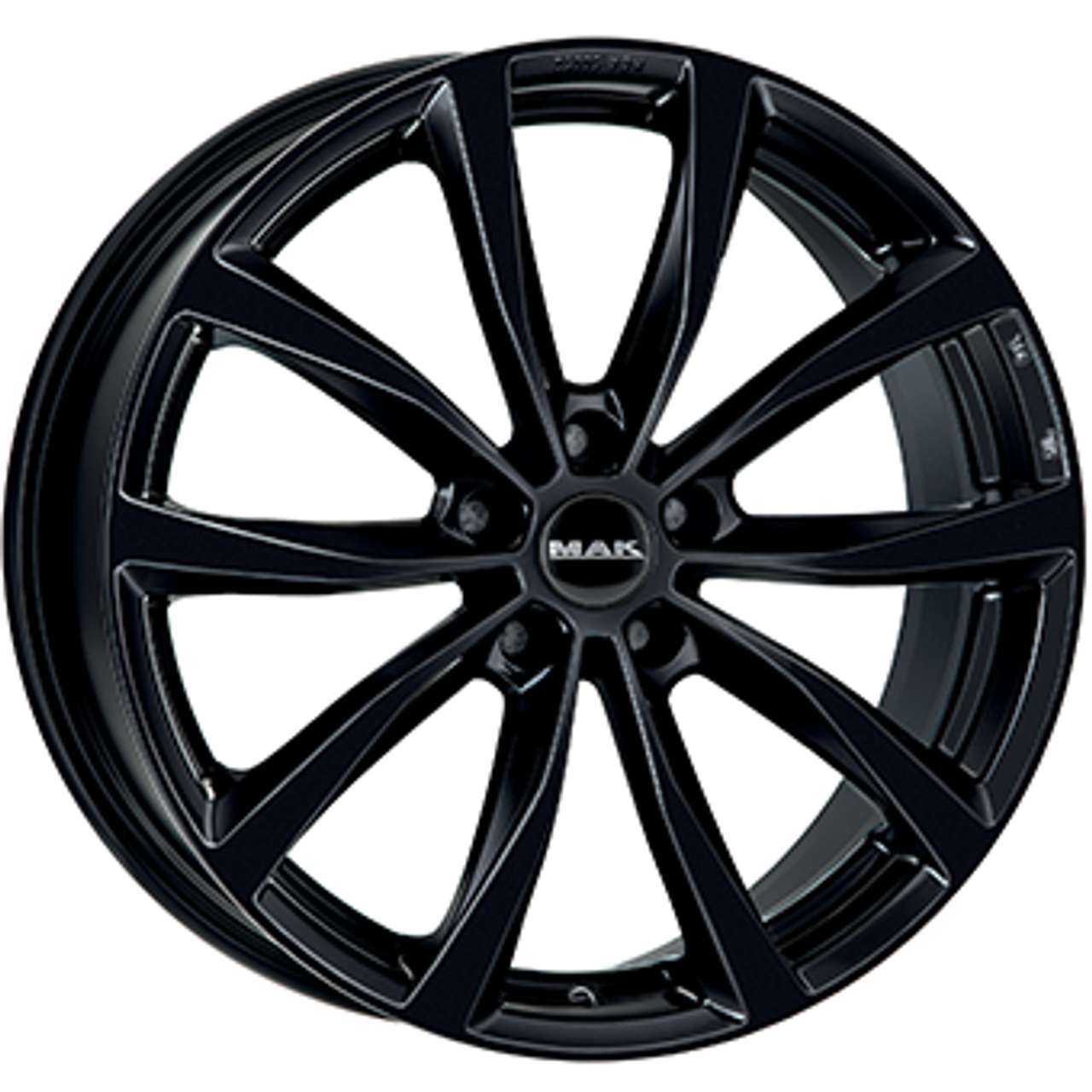 MAK WOLF gloss black 7.5Jx18 5x114.3 ET45