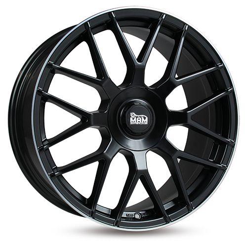 MAM WHEELS MAM GT1 matt black lip polished 10.0Jx22 5x130 ET50
