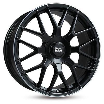 MAM WHEELS MAM GT1 matt black lip polished 9.5Jx20 5x120 ET35