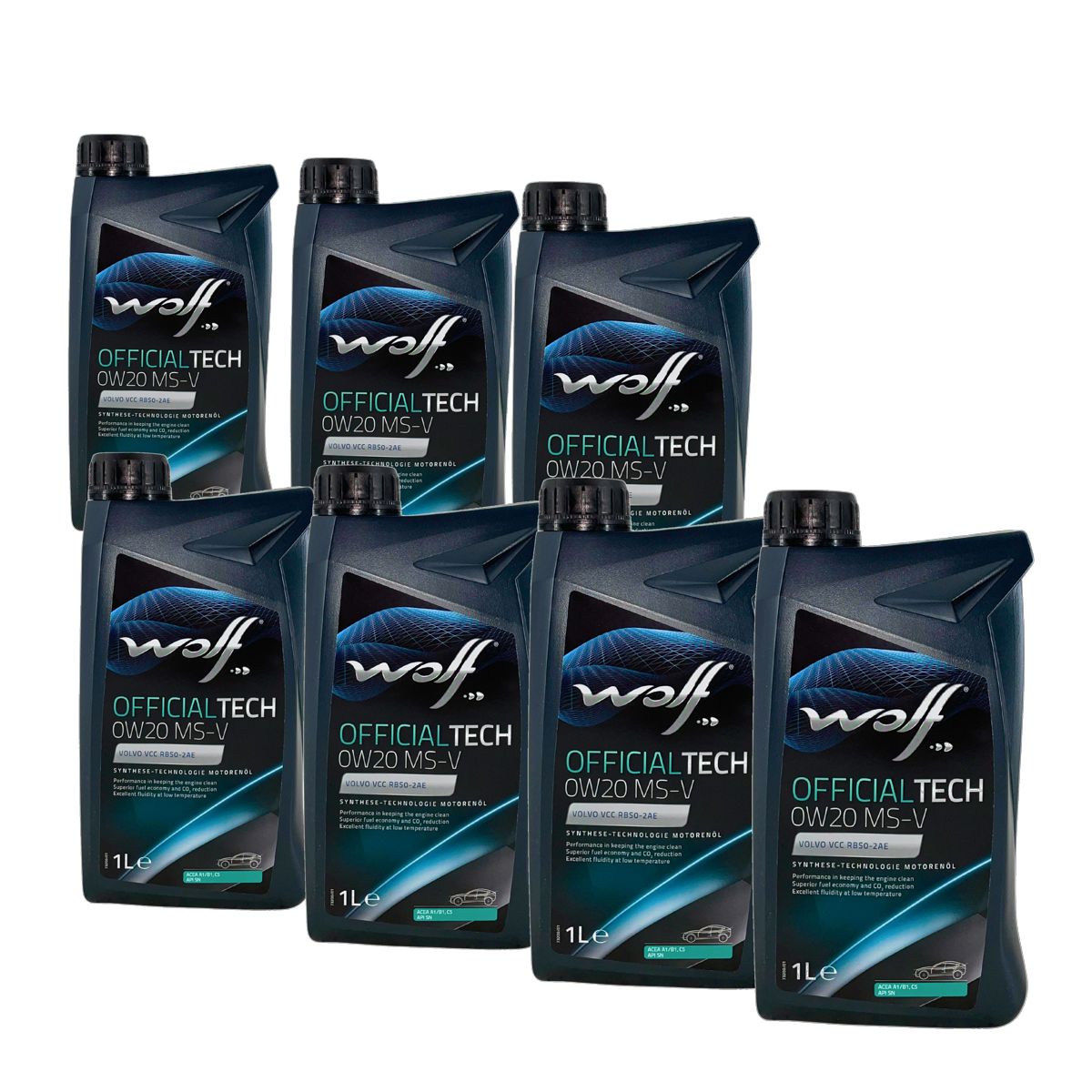 Wolf OfficialTech 0W-20 MS-V 7x1 Liter