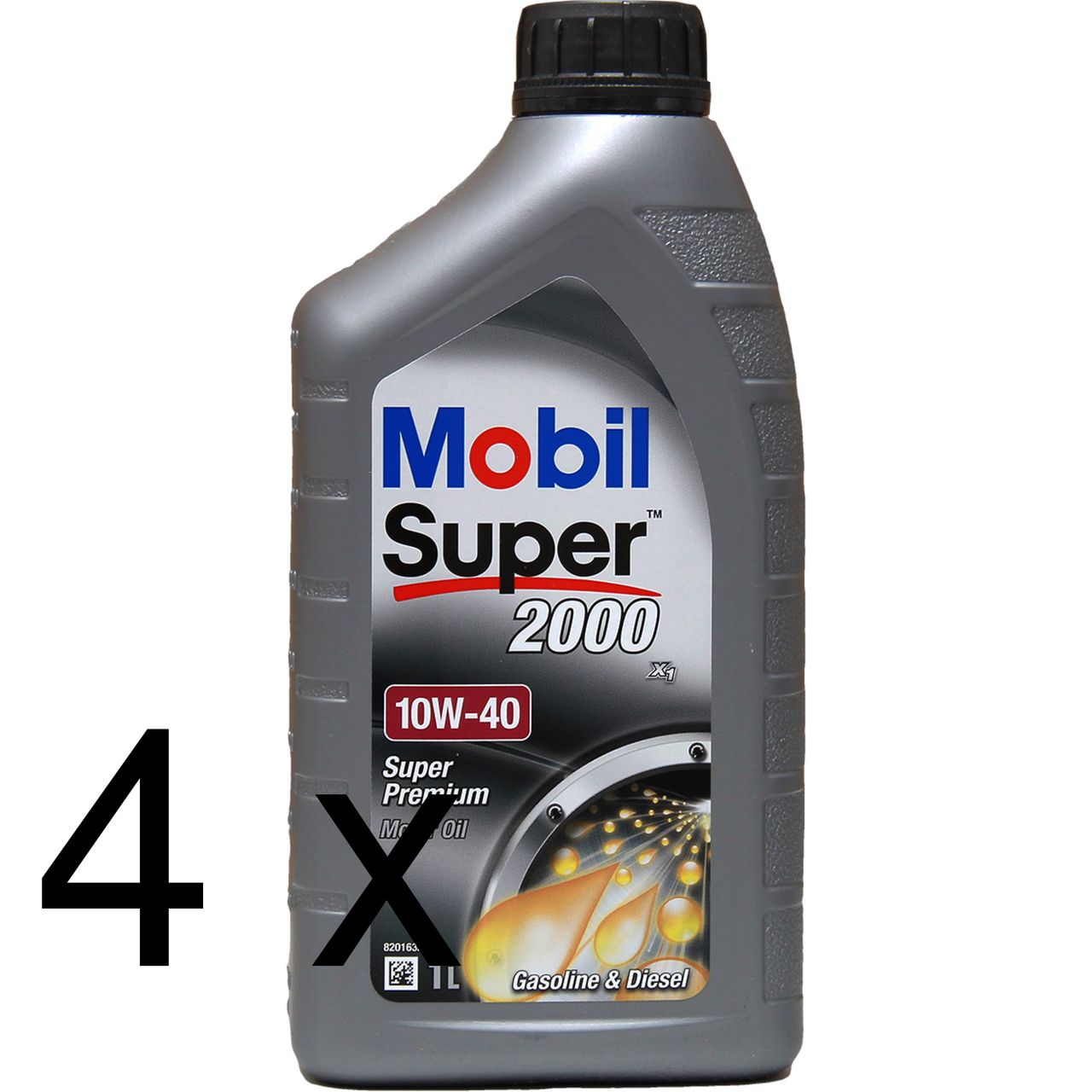 Mobil Super 2000 X1 10W-40 4x1 Liter Mobil Super 2000 X1 10W-40 4x1 Liter