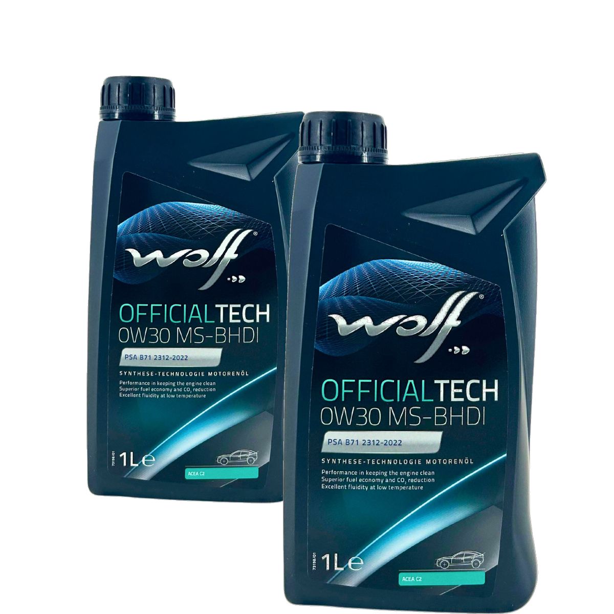 Wolf OfficialTech 0W-30 MS-BHDI 2x1 Liter