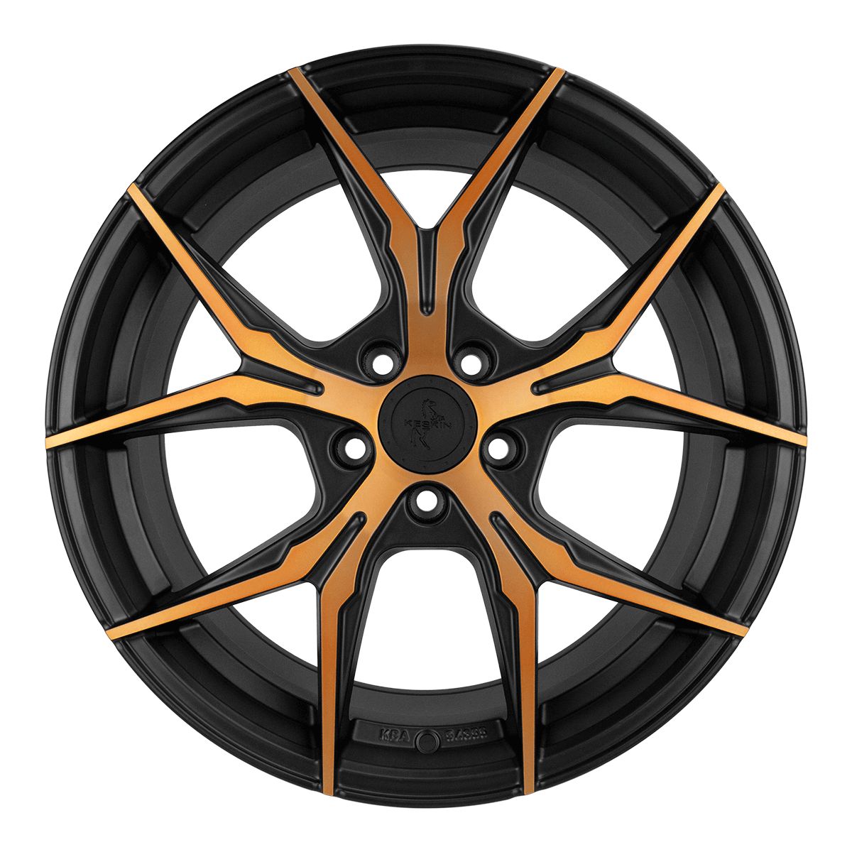 KESKIN WHEELS KT19N matt black front copper 8.5Jx19 5x112 ET30