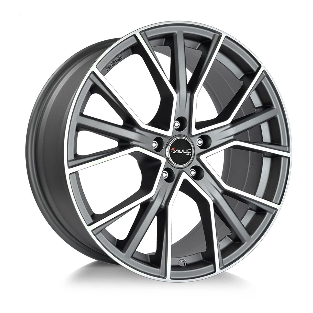 AVUS RACING AF18 matt anthracite polished 8.0Jx18 5x112 ET48