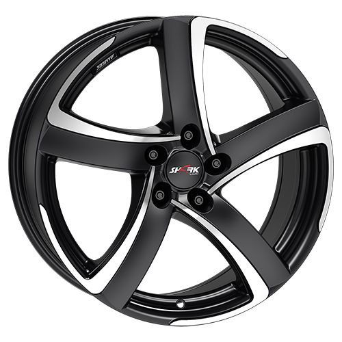 ALUTEC SHARK racingschwarz frontpoliert 7.0Jx16 5x115 ET38
