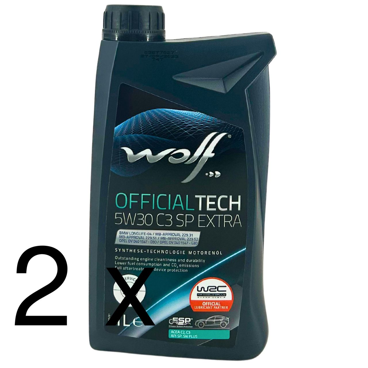 Wolf OfficialTech 5W-30 C3 SP Extra 2x1 Liter