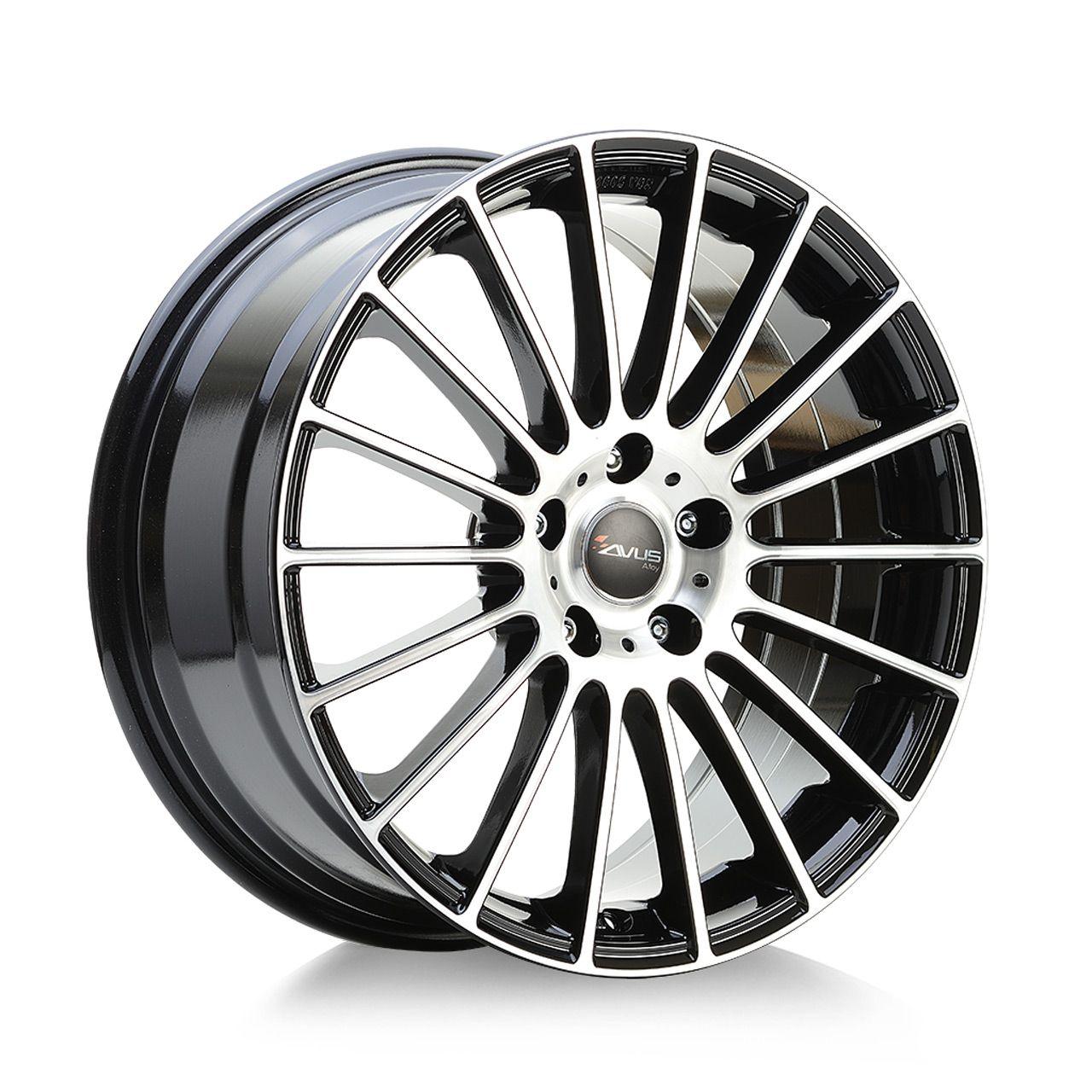 AVUS RACING AC-M03 black polished 6.5Jx16 5x115 ET40
