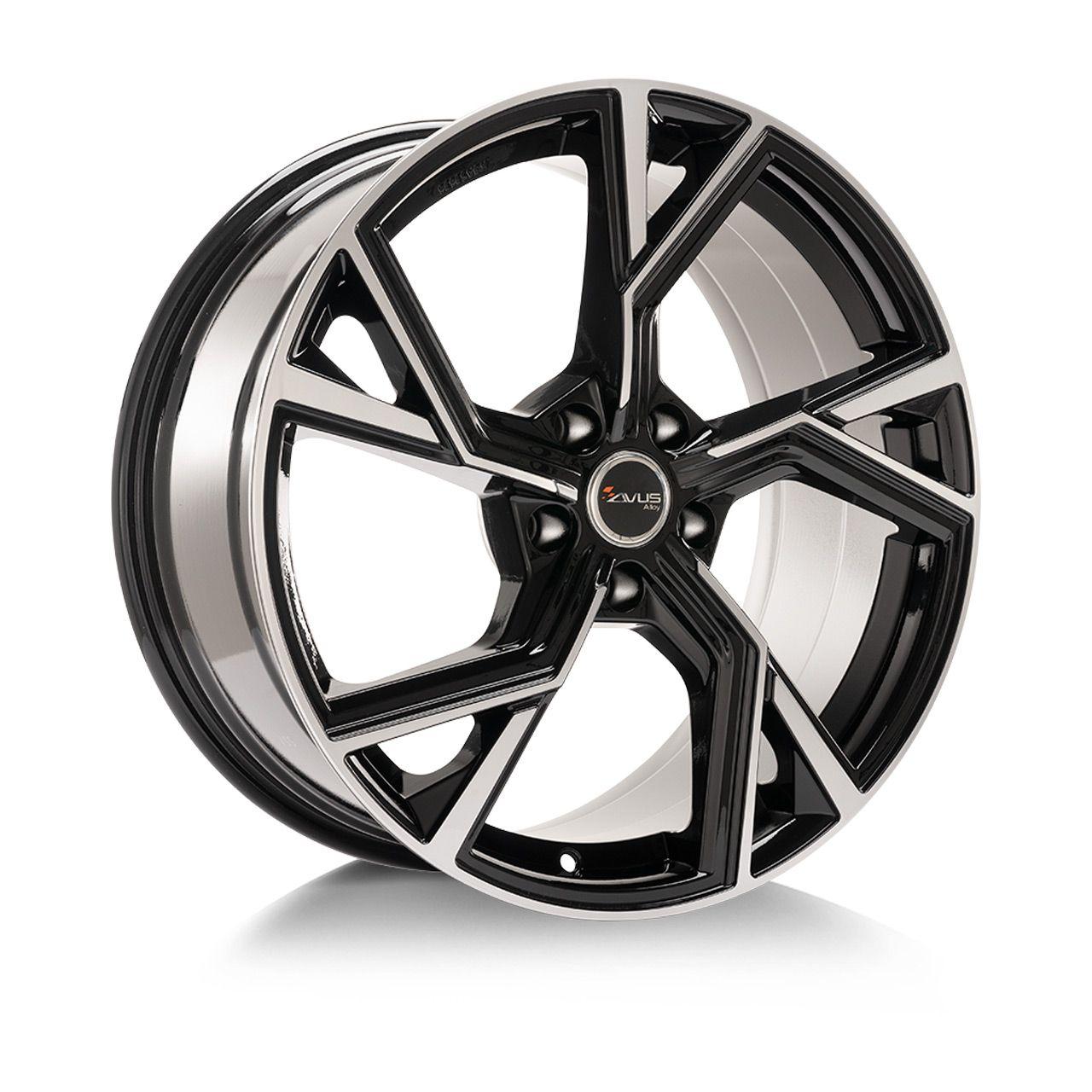 AVUS RACING AF20 black polished 8.5Jx19 5x112 ET40