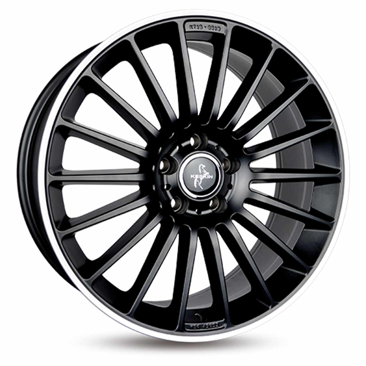 KESKIN KT15 SPEED matt black lip polish 8.0Jx18 5x112 ET45