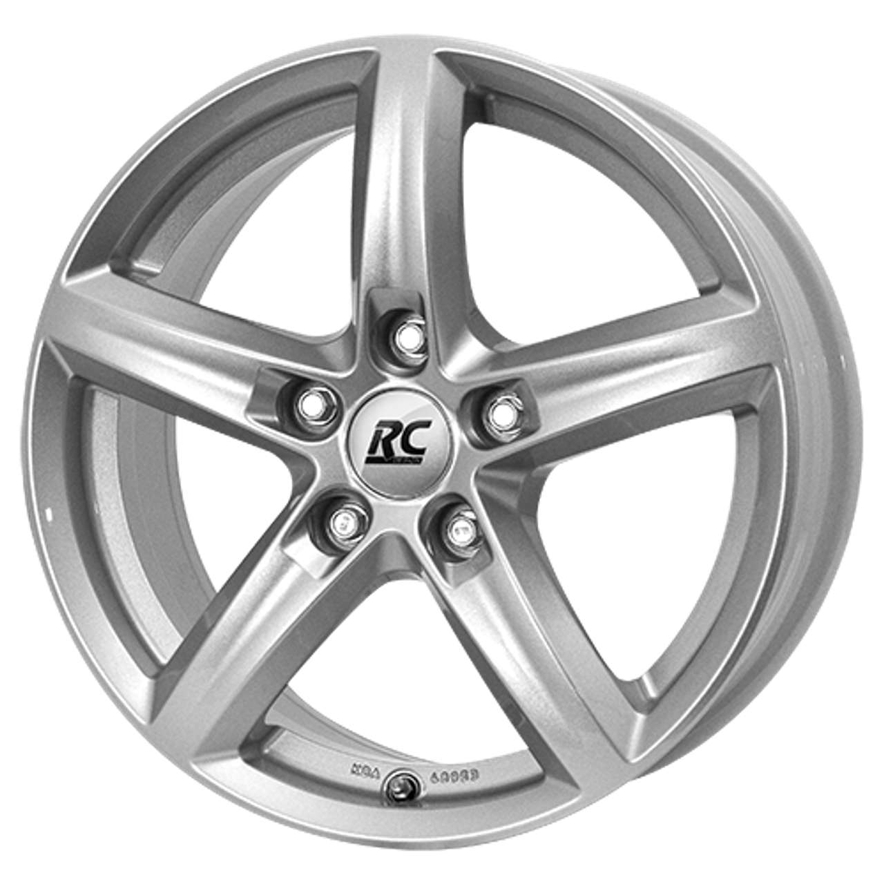 RC-DESIGN RC24 kristallsilber 6.0Jx15 5x114.3 ET45