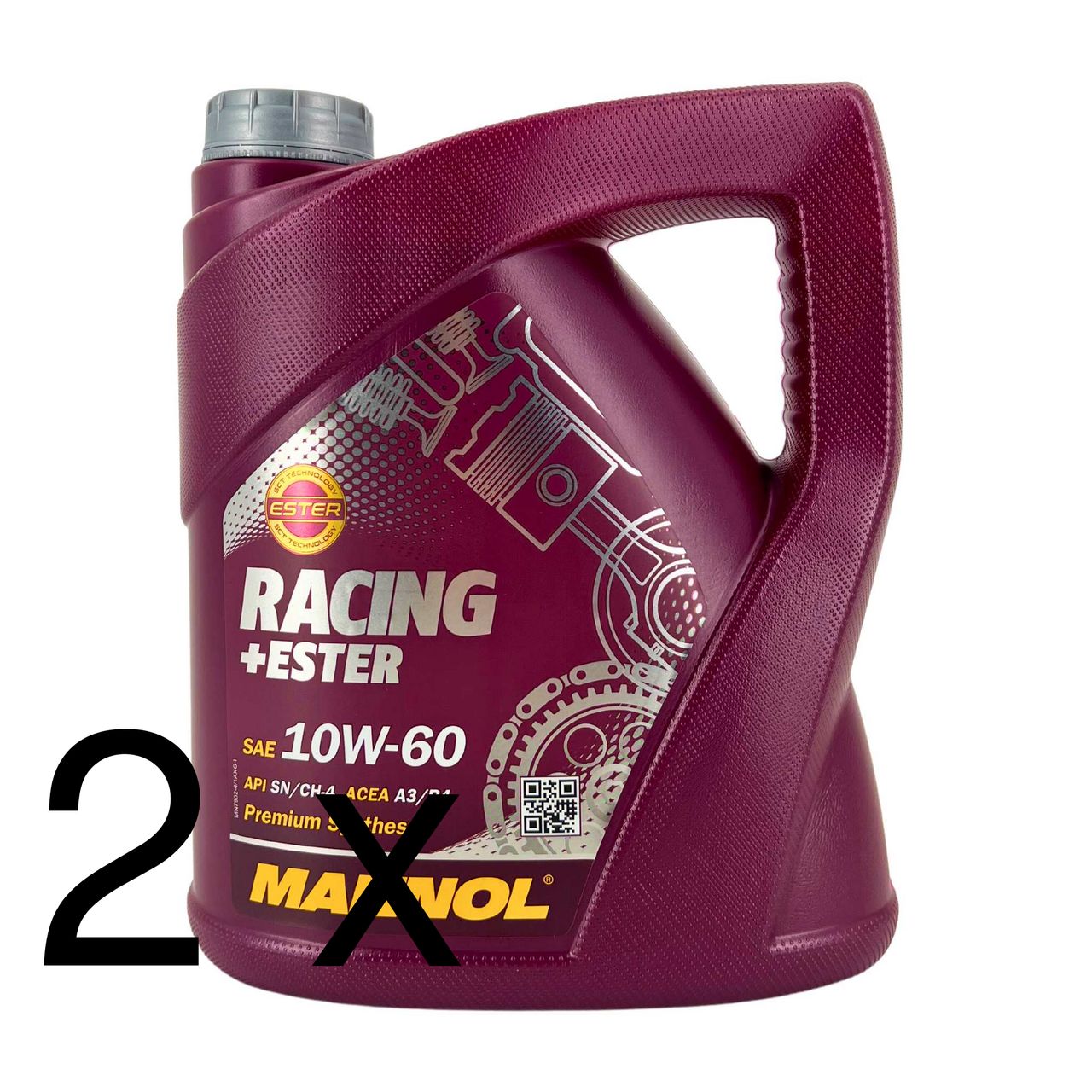 Mannol Racing + Ester 10W-60 2x4 Liter Mannol Racing + Ester 10W-60 2x4 Liter