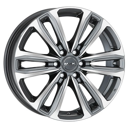 MAK SAFARI 6 gun metallic mirror 8.5Jx20 6x139.7 ET38